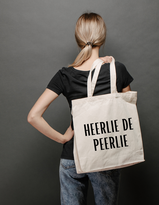 Shopping bag in 100% katoen - Heerlie de Peerlie