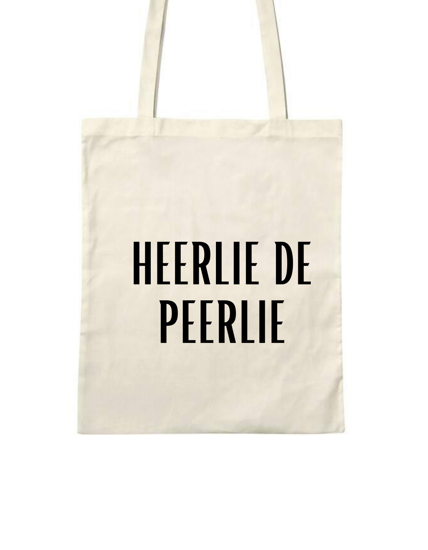 Shopping bag in 100% katoen - Heerlie de Peerlie