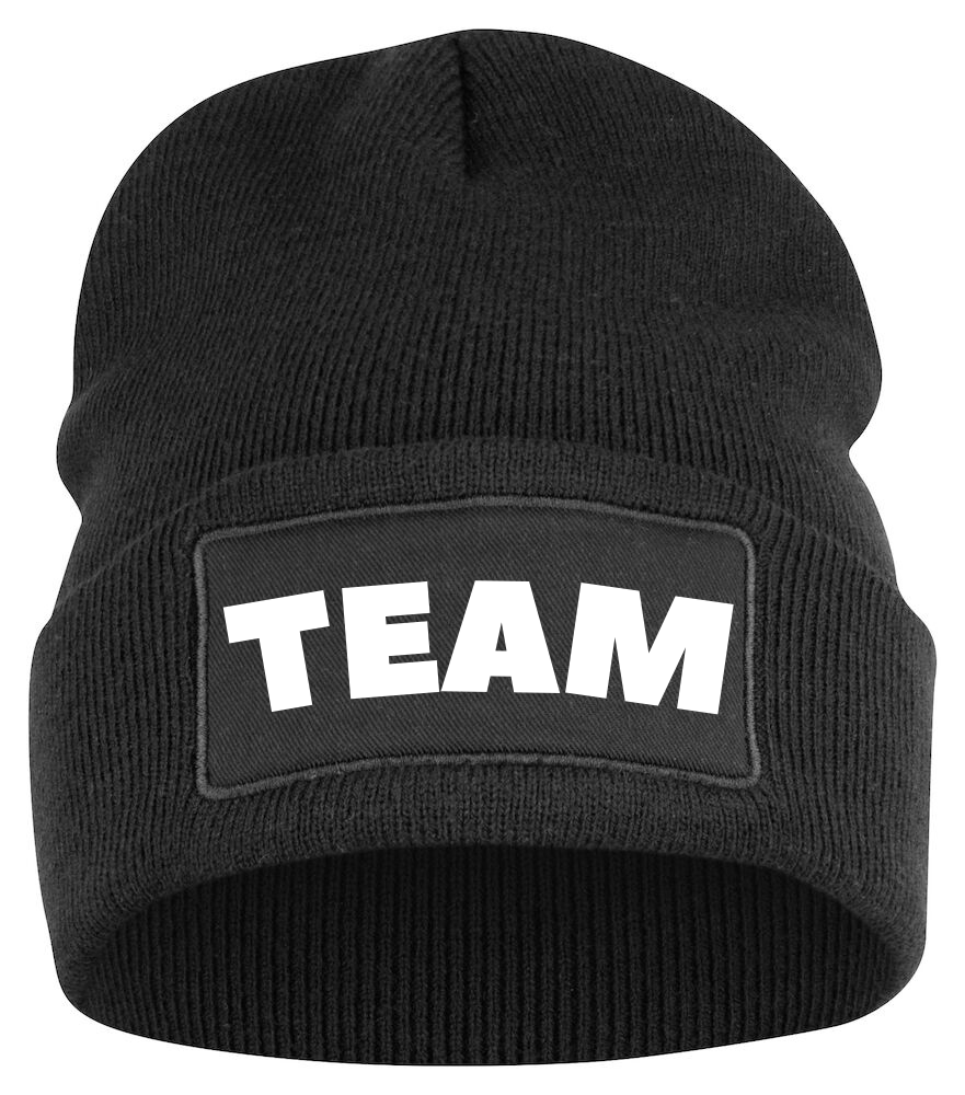 Winter team muts zwart crew