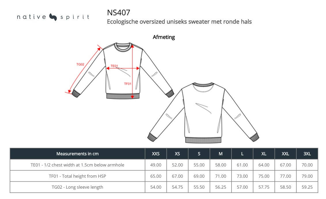 Oversized Sweater "Smile Through the Pain" – Zwart – Uniseks & Duurzaam