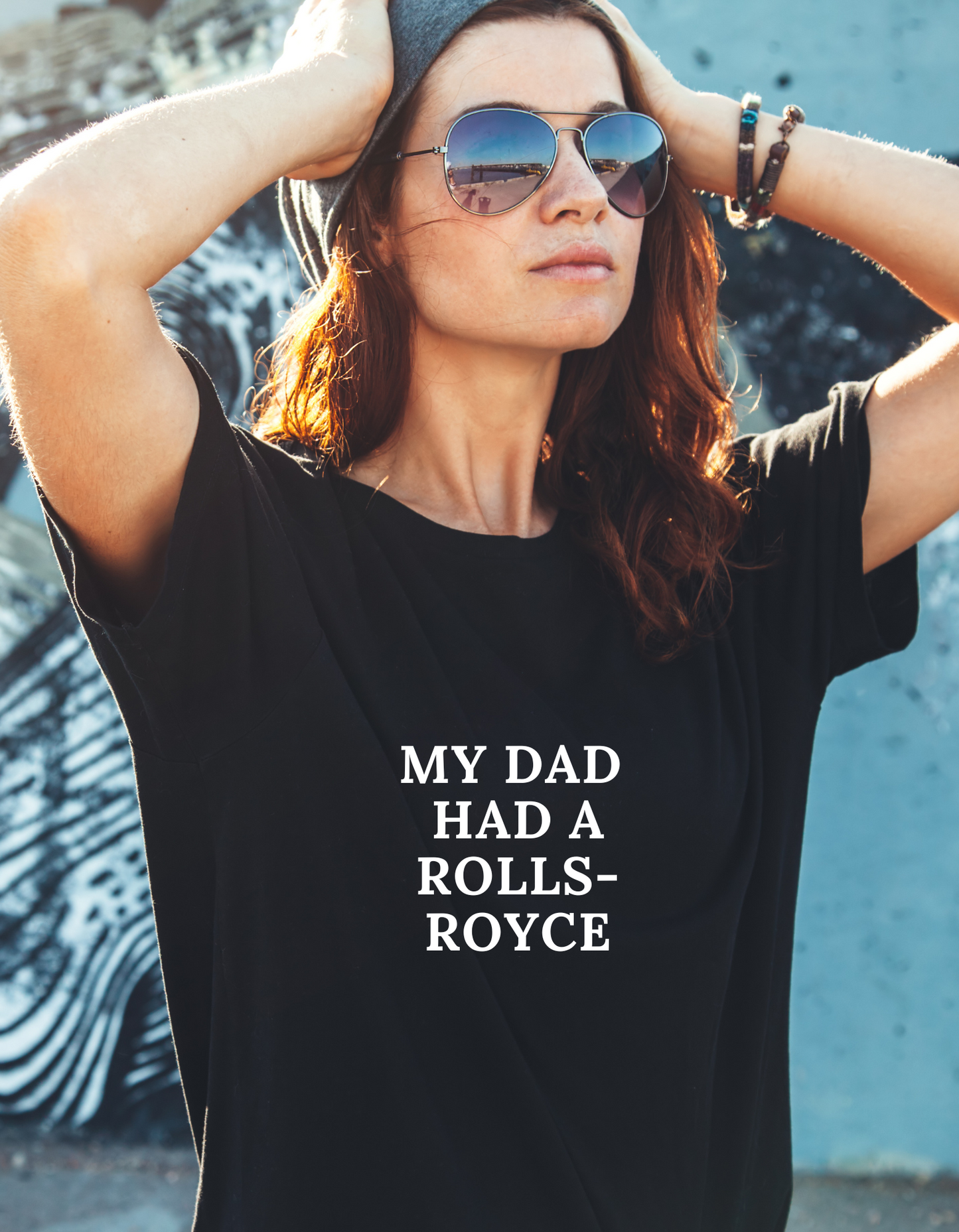 T-shirt – “My Dad had a Rolls-Royce” Victoria Beckham Quote