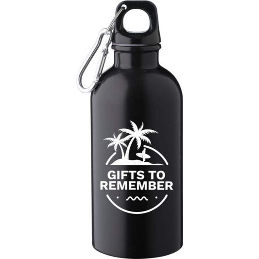 Gerecyclede roestvrijstalen enkelwandige fles (400 ml) Sable - Winkel van Katoen