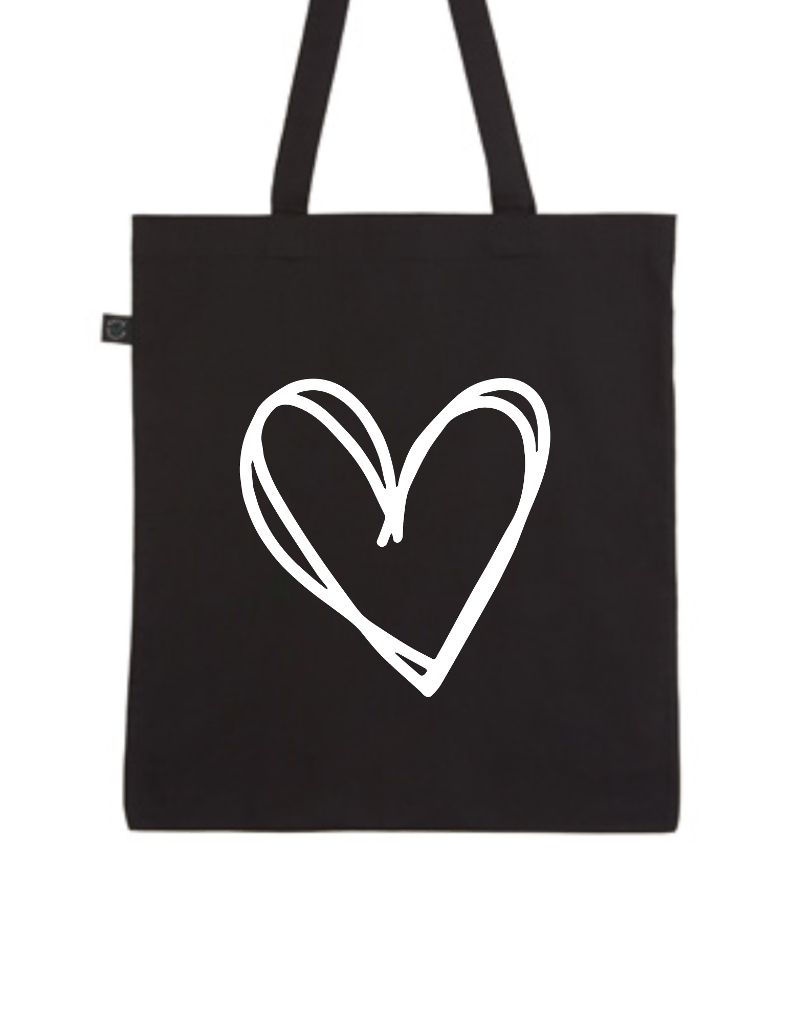 Katoenen Tas – Hart Bedrukking Stijlvol en Simpel - Winkel van Katoen