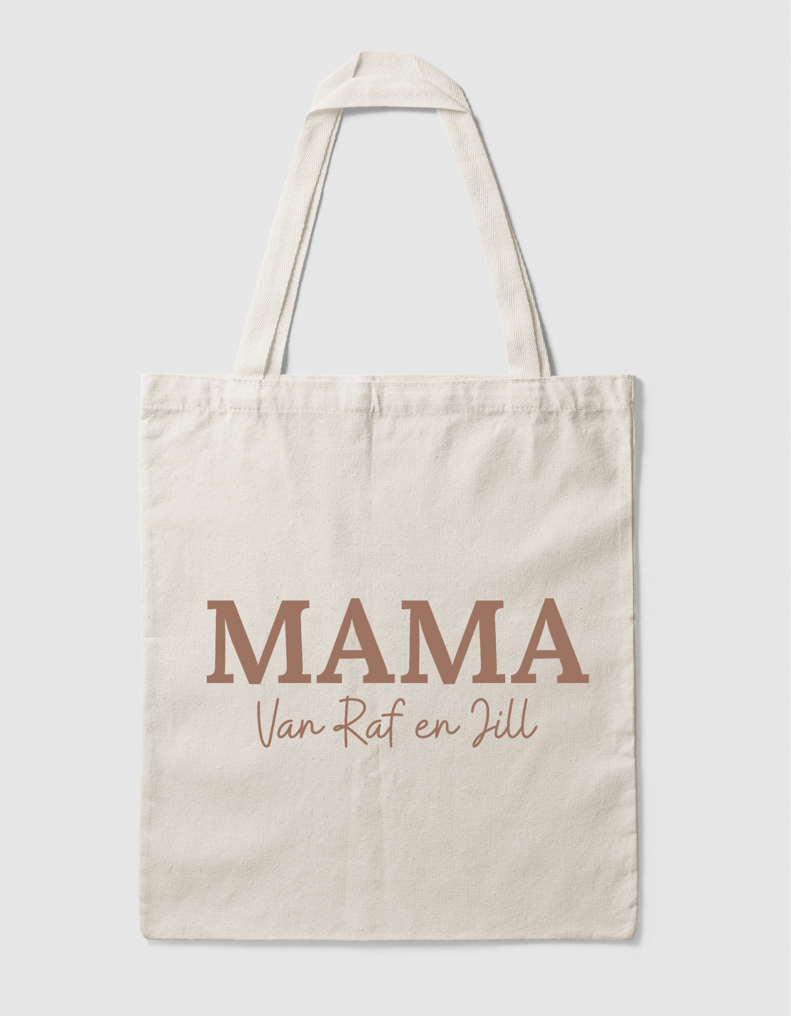 Katoenen Tas met Namen – ‘MAMA van…’ Personaliseerbaar Cadeau - Winkel van Katoen