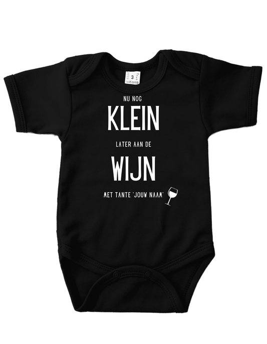 Romper - Nu nog klein later aan de wijn - Winkel van Katoen