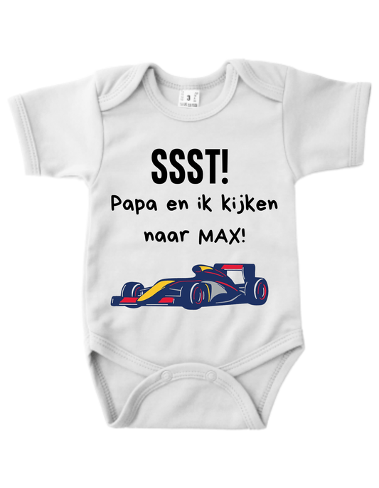 Romper - Ssst papa en ik kijken naar Max! - Winkel van Katoen
