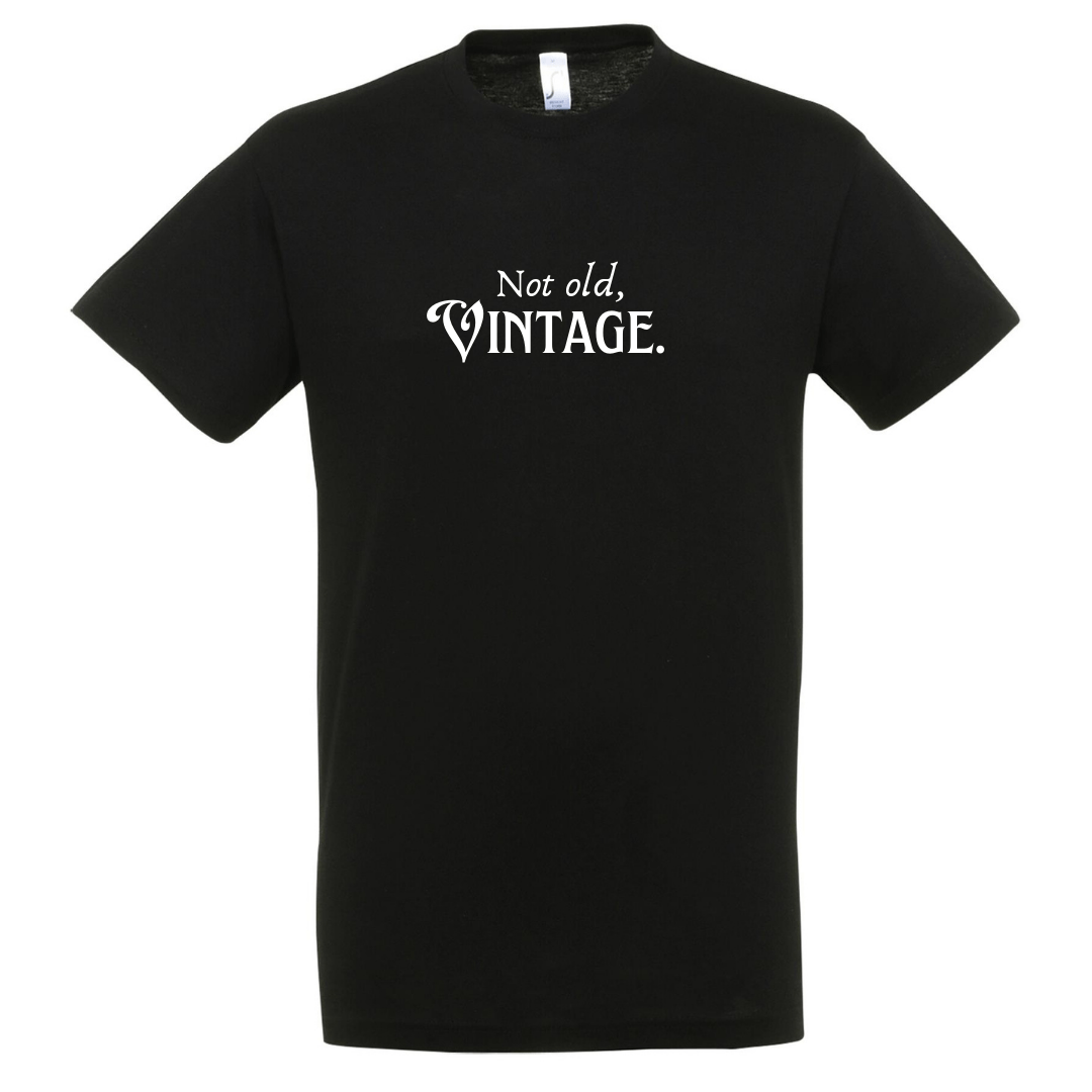 Unisex T-shirt “Not old, Vintage” - Winkel van Katoen