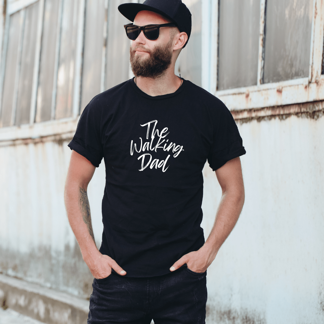 Unisex T-shirt “The walking dad” - Winkel van Katoen